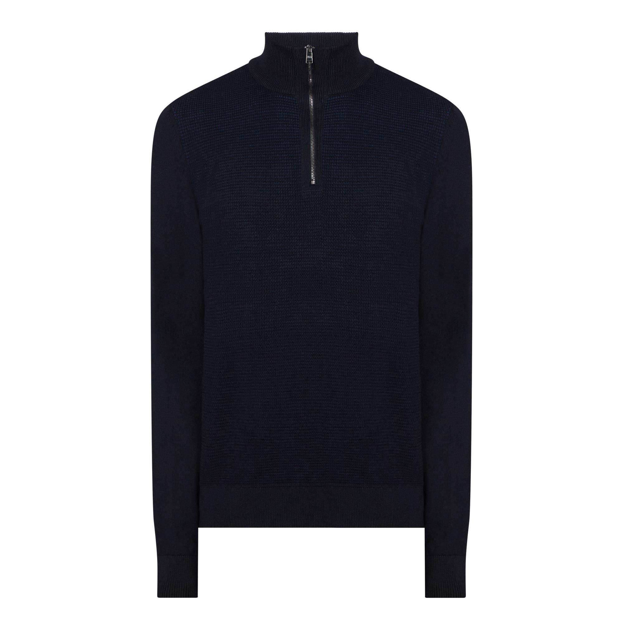 Madan Half-Zip Wool-Blend Sweater